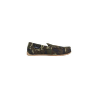 Green Textile Slippers