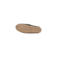 Green Textile Slippers