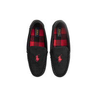 Black Faux Fur Slippers