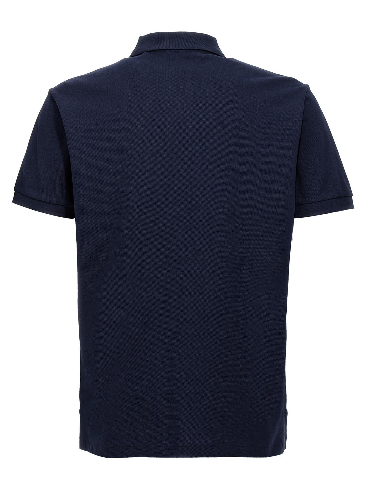 Blue Cotton Polo Shirt