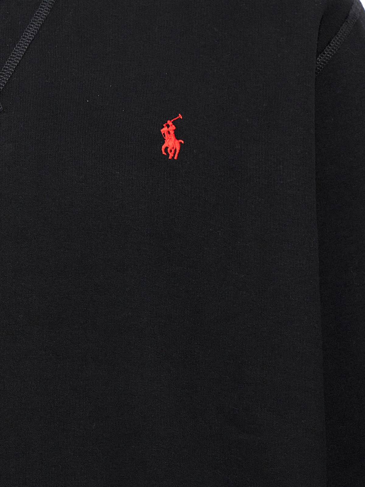 Black Cotton Sweatshirt