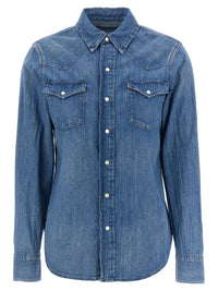 Blue Cotton Blouse