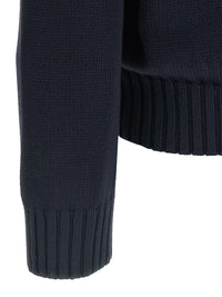 Blue Cotton Cardigan