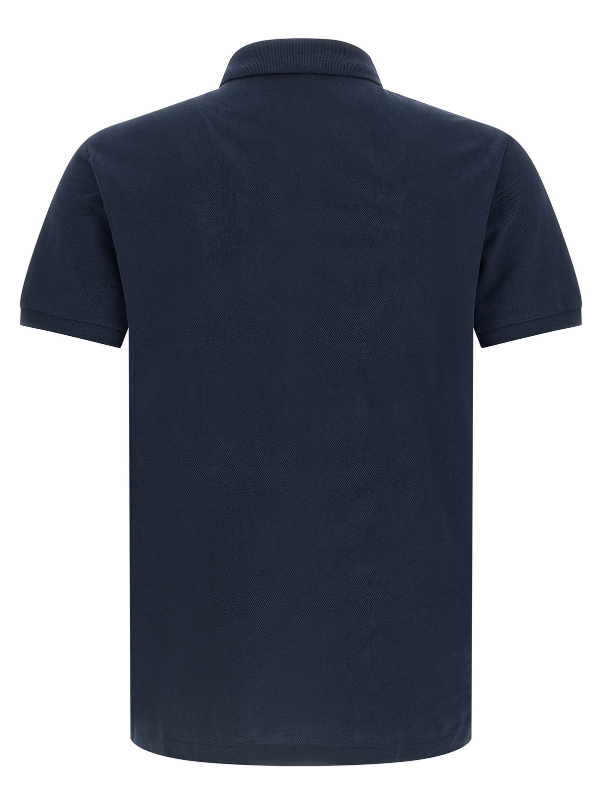 Blue Cotton Polo Shirt