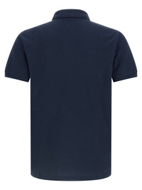 Blue Cotton Polo Shirt