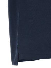 Blue Cotton Polo Shirt