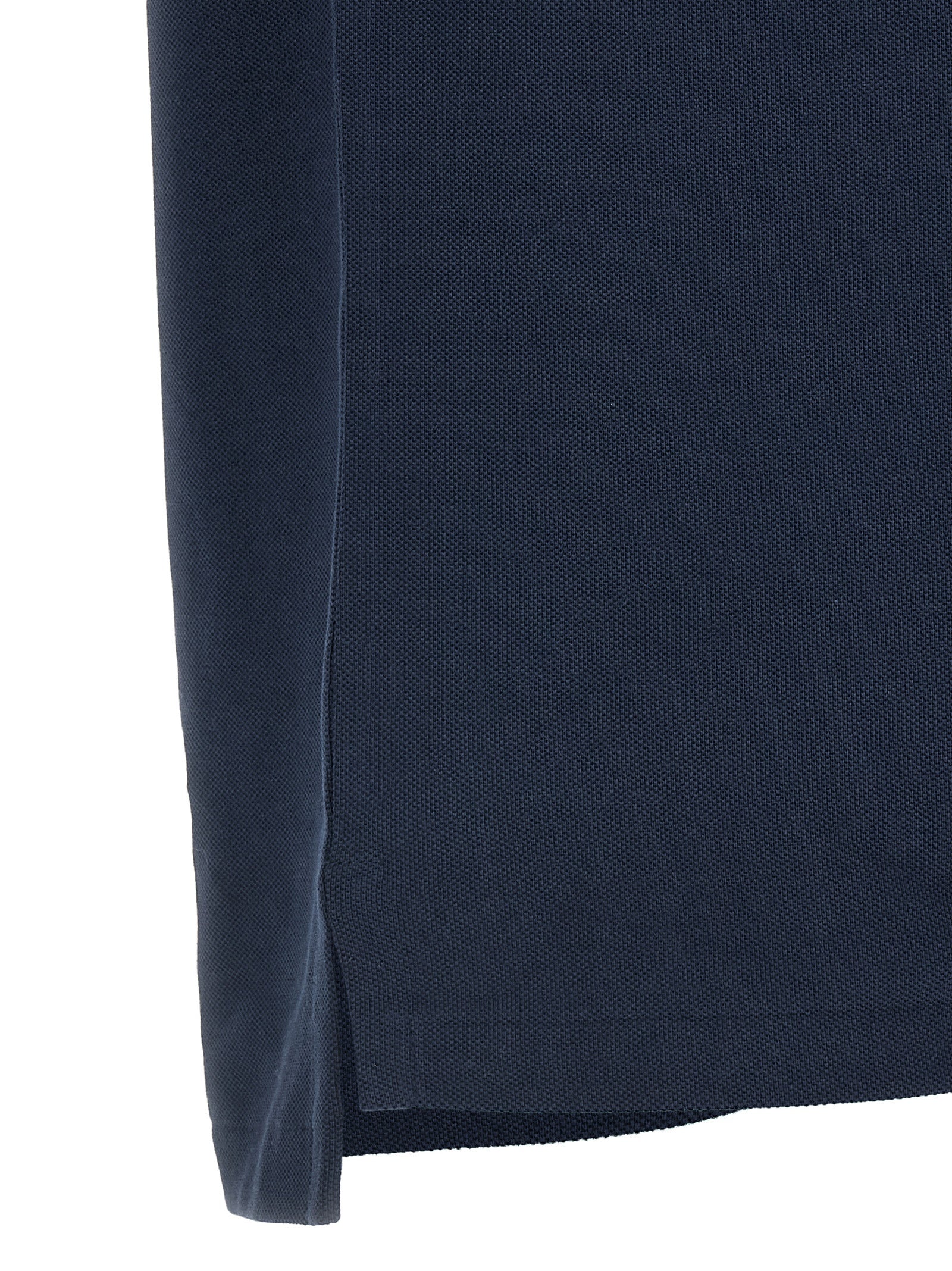 Blue Cotton Polo Shirt