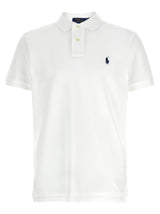 White Cotton Polo Shirt
