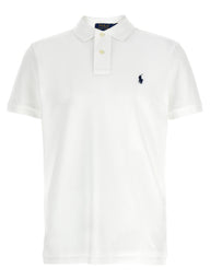 White Cotton Polo Shirt