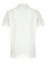 White Cotton Polo Shirt