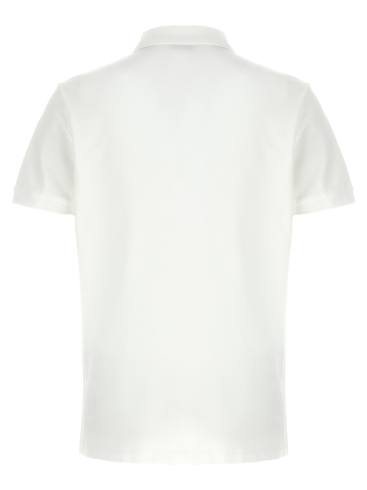 White Cotton Polo Shirt