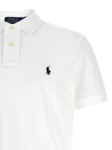 White Cotton Polo Shirt