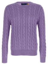 Purple Cotton Cardigan