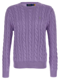 Purple Cotton Cardigan