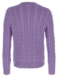 Purple Cotton Cardigan