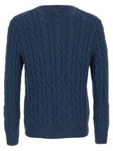 Blue Cotton Cardigan