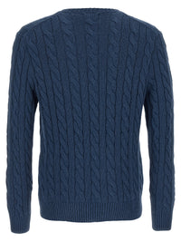Blue Cotton Cardigan