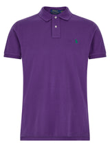 Purple Cotton Polo Shirt