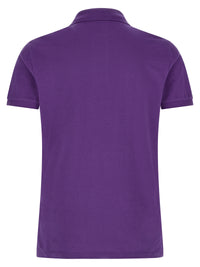 Purple Cotton Polo Shirt