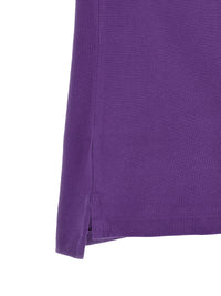 Purple Cotton Polo Shirt
