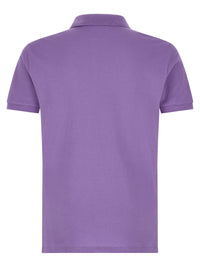Purple Cotton Polo Shirt