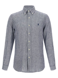Blue Linen Blouse
