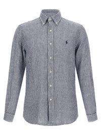Blue Linen Blouse
