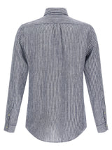 Blue Linen Blouse