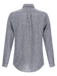 Blue Linen Blouse
