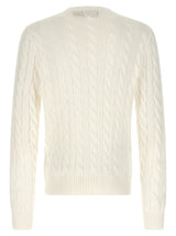White Cotton Cardigan