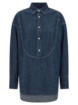 Blue Cotton Blouse