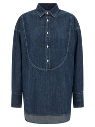 Blue Cotton Blouse