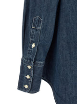 Blue Cotton Blouse