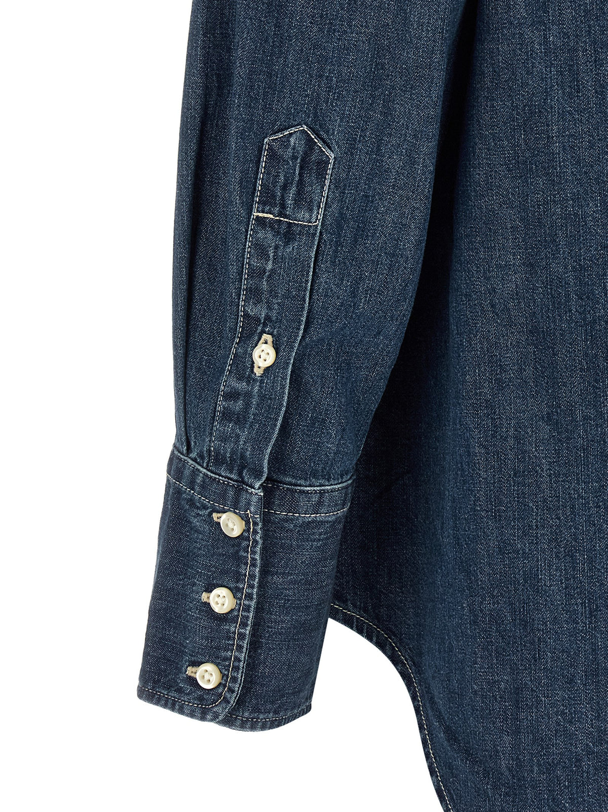 Blue Cotton Blouse