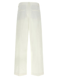 White Cotton Chino Pants