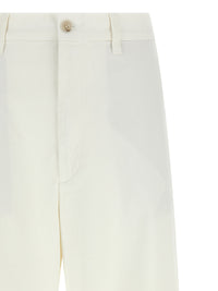 White Cotton Chino Pants
