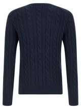 Blue Cotton Cardigan