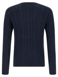 Blue Cotton Cardigan