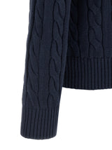 Blue Cotton Cardigan