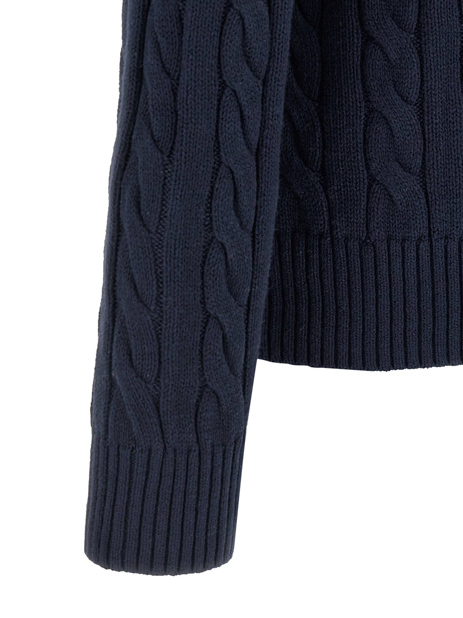 Blue Cotton Cardigan