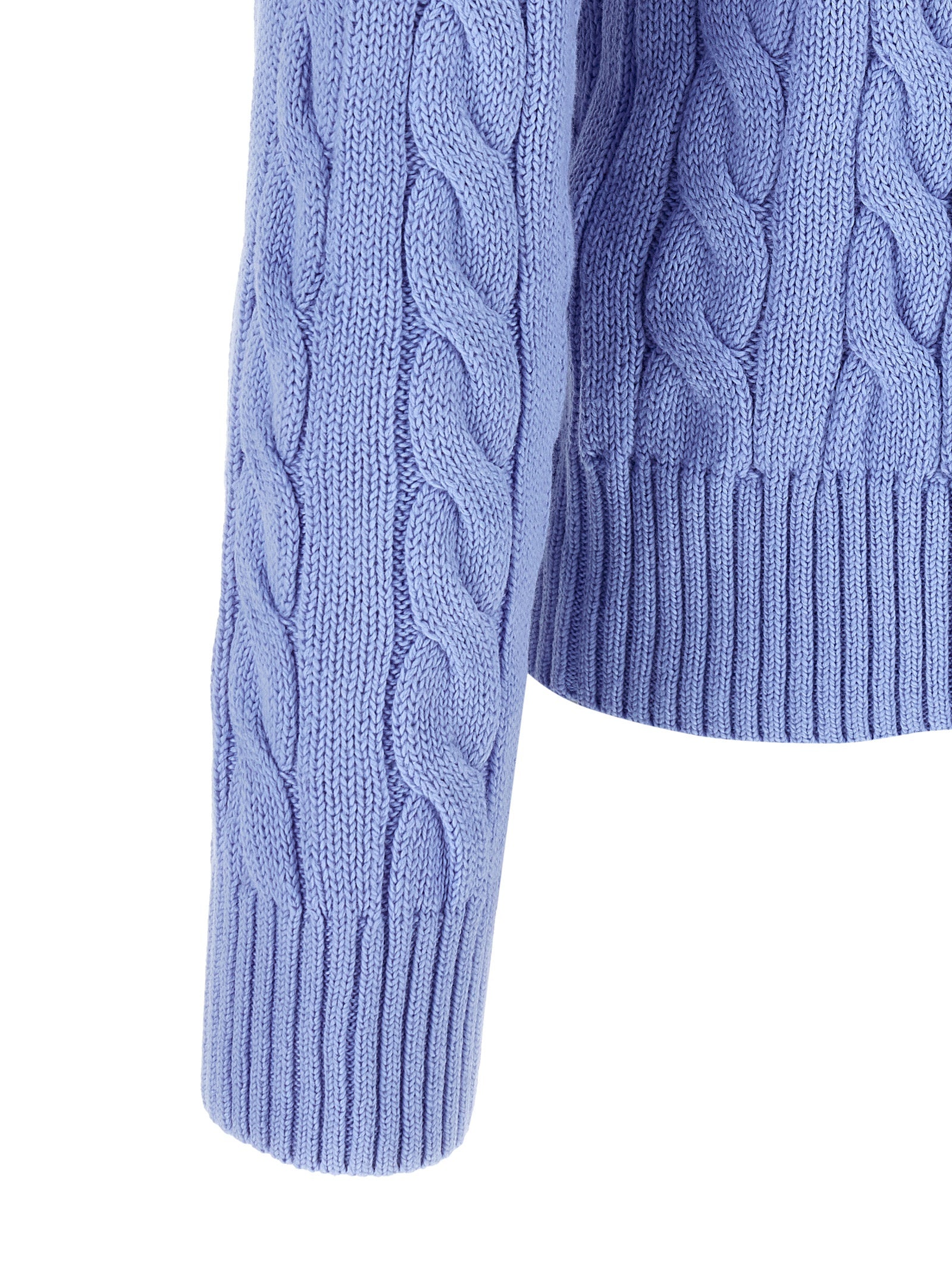 Blue Cotton Cardigan