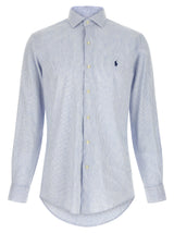 Blue Linen Blouse