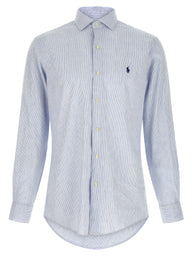 Blue Linen Blouse