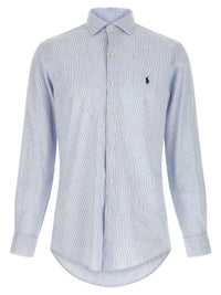 Blue Linen Blouse
