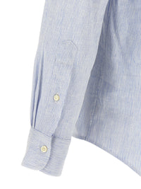 Blue Linen Blouse