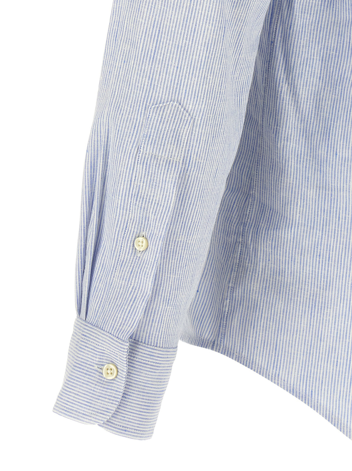 Blue Linen Blouse