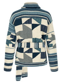 Blue Cotton Cardigan