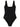 Black Nylon One-Piece Swimsuit