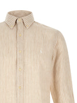 Beige Linen Blouse
