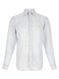 Blue Linen Blouse